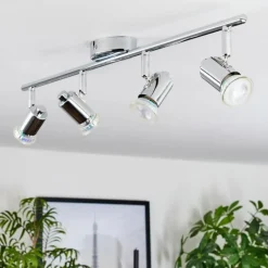 hofstein Plafonnier Grafberg Chrome, 4 lumières