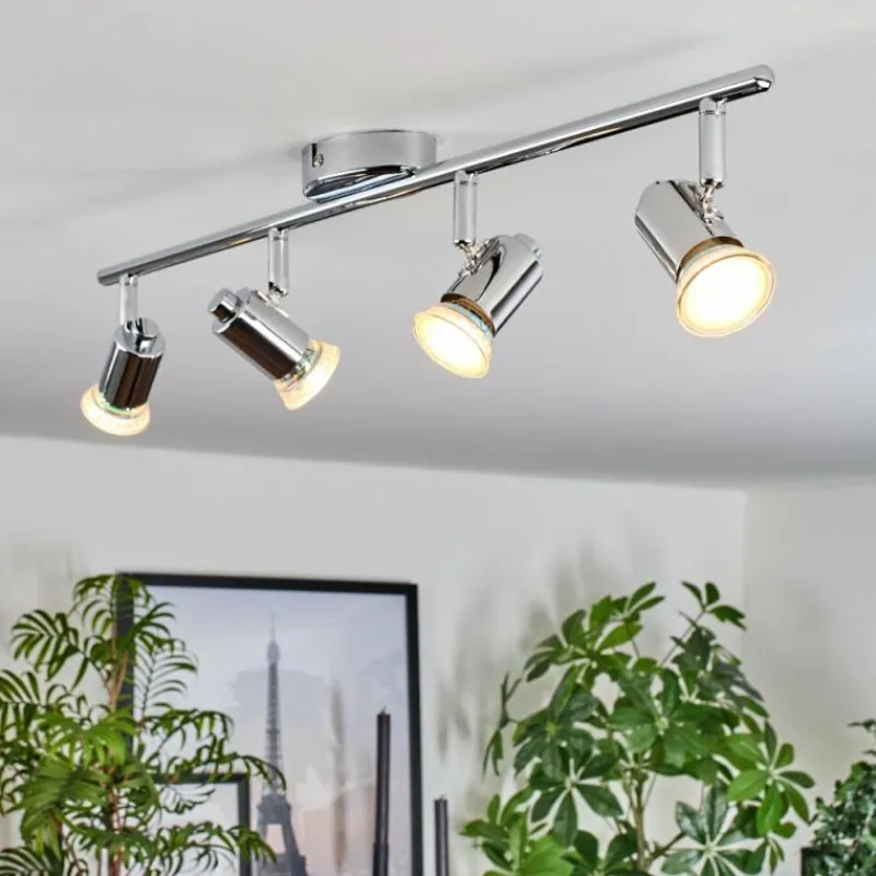 hofstein Plafonnier Grafberg Chrome, 4 lumières