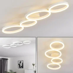 hofstein Plafonnier Grasse LED Blanc, 1 lumière