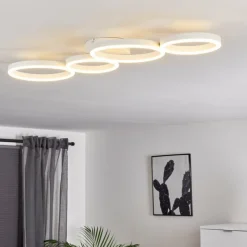 hofstein Plafonnier Grasse LED Blanc, 1 lumière