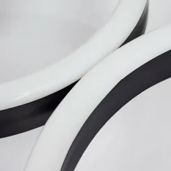 hofstein Plafonnier Grasse LED Noir, 1 lumière