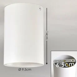 hofstein Plafonnier Grenada Blanc, 1 lumière