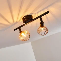 hofstein Plafonnier Grönhöj Noir, 2 lumières