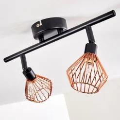 hofstein Plafonnier Grönhöj Noir, 2 lumières