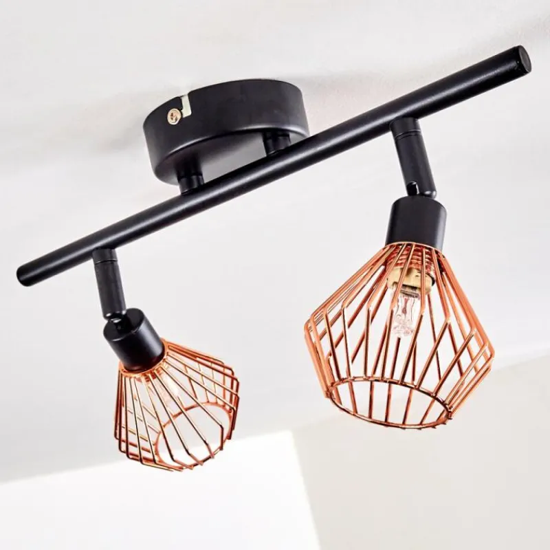 hofstein Plafonnier Grönhöj Noir, 2 lumières