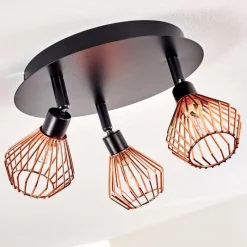 hofstein Plafonnier Grönhöj Noir, 3 lumières