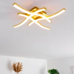 Lampes Dorées-hofstein Plafonnier Grossarl LED Or, 4 lumières