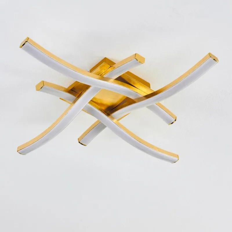 Lampes Dorées-hofstein Plafonnier Grossarl LED Or, 4 lumières