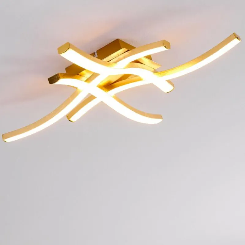 Lampes Dorées-hofstein Plafonnier Grossarl LED Or, 4 lumières