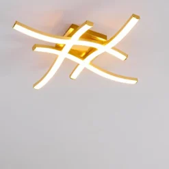 Lampes Dorées-hofstein Plafonnier Grossarl LED Or, 4 lumières