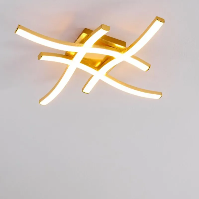 Lampes Dorées-hofstein Plafonnier Grossarl LED Or, 4 lumières