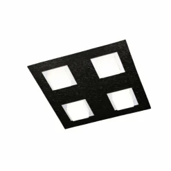 Luminaires Grossmann Plafonnier Grossmann BASIC LED Noir, 4 lumières* Éclairage Led