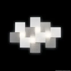 Luminaires Grossmann Plafonnier Grossmann CREO LED Aluminium, 4 lumières* Éclairage Led