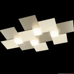 Luminaires Grossmann Plafonnier Grossmann Creo LED Champagne, 4 lumières* Éclairage Led