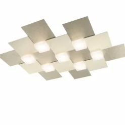 Luminaires Grossmann Plafonnier Grossmann Creo LED Champagne, 7 lumières* Éclairage Led