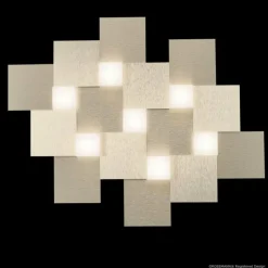 Luminaires Grossmann Plafonnier Grossmann Creo LED Champagne, 7 lumières* Éclairage Led