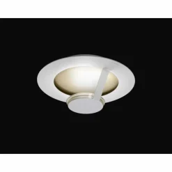 Lampes Dorées-Luminaires Grossmann Plafonnier Grossmann FLAT LED Brun, Or, Blanc, 1 lumière