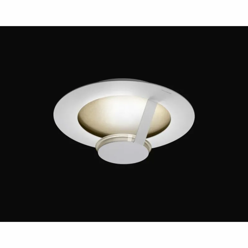 Lampes Dorées-Luminaires Grossmann Plafonnier Grossmann FLAT LED Brun, Or, Blanc, 1 lumière
