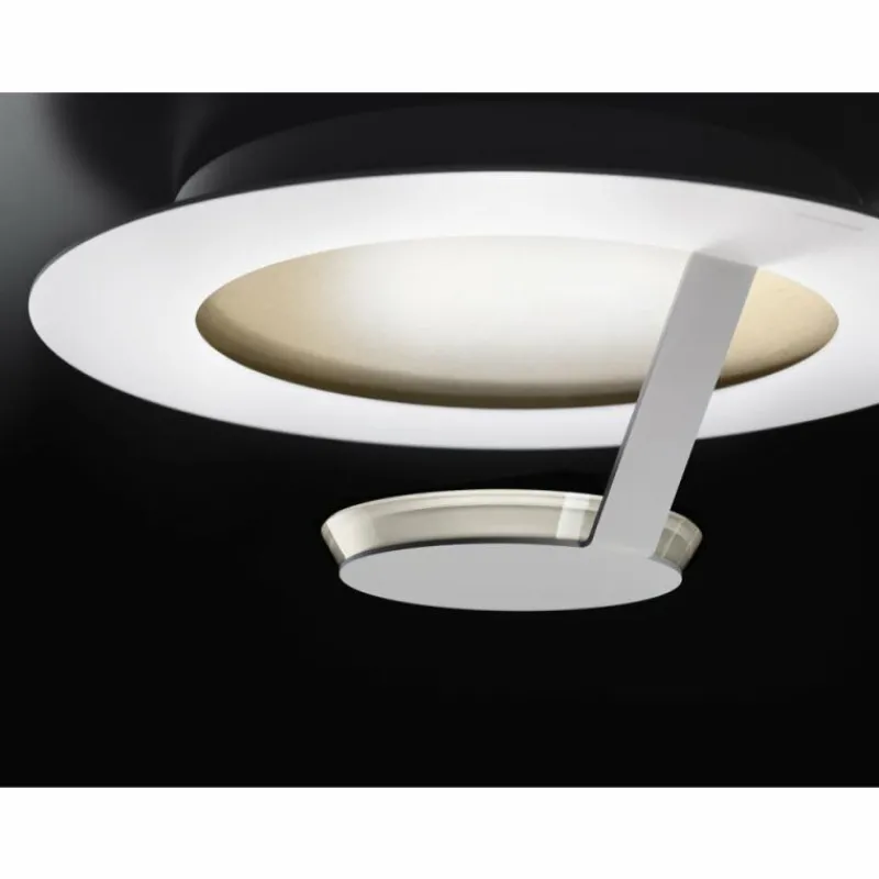 Lampes Dorées-Luminaires Grossmann Plafonnier Grossmann FLAT LED Brun, Or, Blanc, 1 lumière