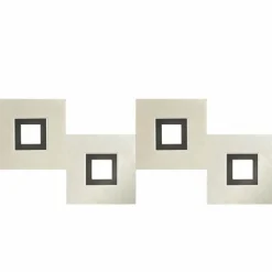 Luminaires Grossmann Plafonnier Grossmann KARREE LED Noir, 4 lumières* Éclairage Led