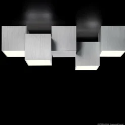Luminaires Grossmann Plafonnier Grossmann ROCKS LED Aluminium, 4 lumières* Éclairage Led
