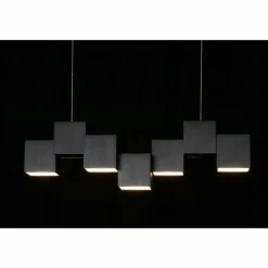 Luminaires Grossmann Plafonnier Grossmann ROCKS LED Noir, 5 lumières* Éclairage Led