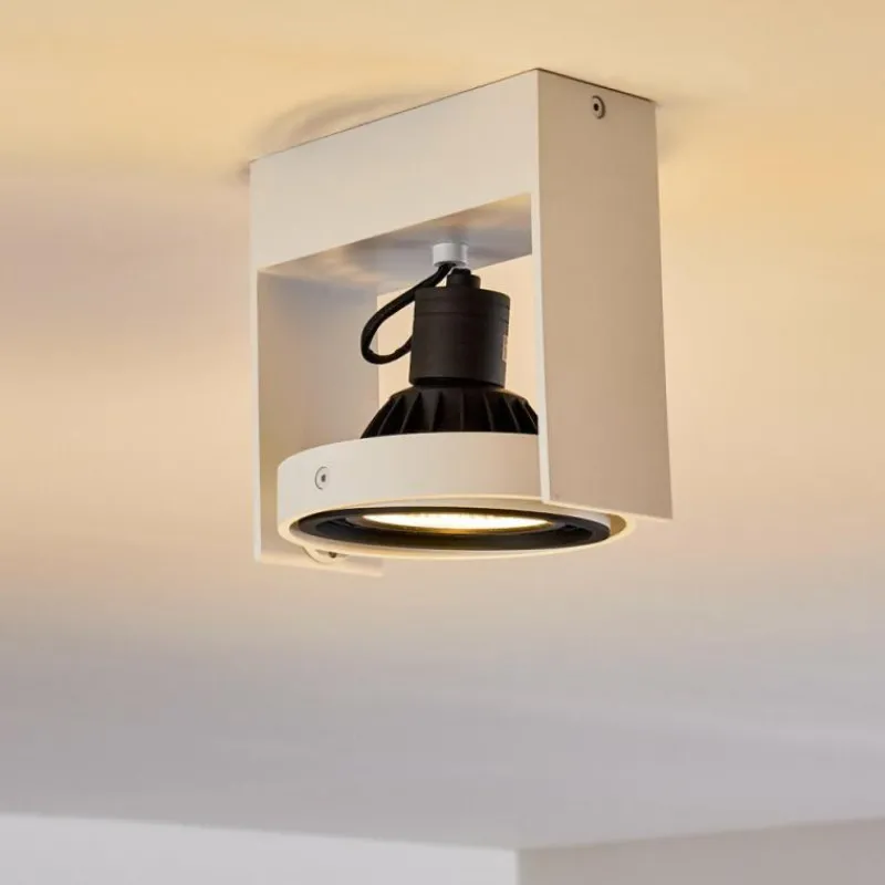 hofstein Plafonnier Grytgol Blanc, 1 lumière* Spots Et Projecteurs