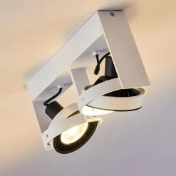 hofstein Plafonnier Grytgol Blanc, 2 lumières* Spots Et Projecteurs