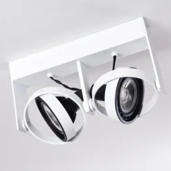 hofstein Plafonnier Grytgol Blanc, 2 lumières* Spots Et Projecteurs