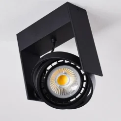 hofstein Plafonnier Grytgol Noir, 1 lumière* Spots Et Projecteurs