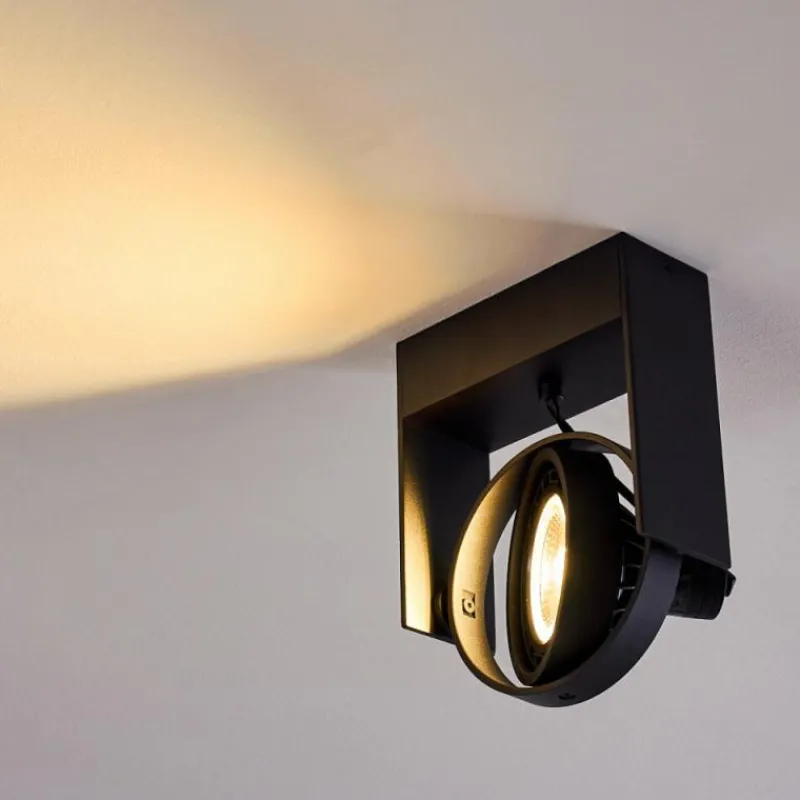 hofstein Plafonnier Grytgol Noir, 1 lumière* Spots Et Projecteurs