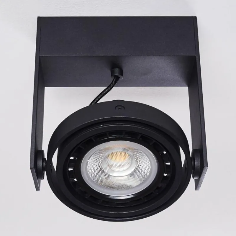 hofstein Plafonnier Grytgol Noir, 1 lumière* Spots Et Projecteurs