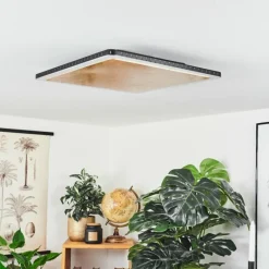 Lampes Dorées-hofstein Plafonnier Guacacallo LED Or, Noir, Blanc, 1 lumière