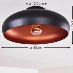 hofstein Plafonnier Guayo Cuivre, 1 lumière