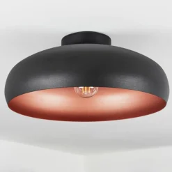 hofstein Plafonnier Guayo Noir, 1 lumière