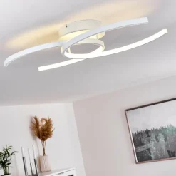 hofstein Plafonnier Guinea LED Blanc, 2 lumières