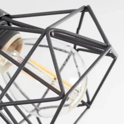 Lampes Vintages & Rétros-hofstein Plafonnier Gullspang Anthracite, 4 lumières