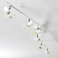 Lampes Vintages & Rétros-hofstein Plafonnier Gullspang Blanc, 6 lumières