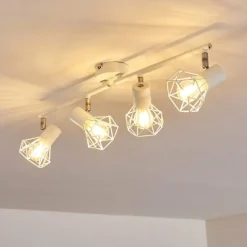 Lampes Vintages & Rétros-hofstein Plafonnier Gullspang Blanc, 4 lumières