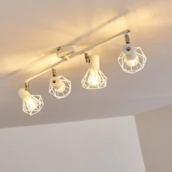 Lampes Vintages & Rétros-hofstein Plafonnier Gullspang Blanc, 4 lumières