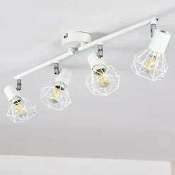 Lampes Vintages & Rétros-hofstein Plafonnier Gullspang Blanc, 4 lumières