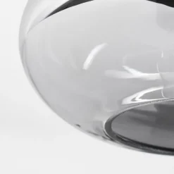 Suspension Verre Fumé-hofstein Plafonnier Haikala Fumé, 1 lumière