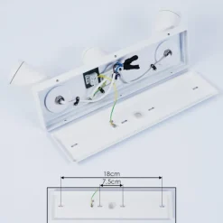 hofstein Plafonnier Hakamken Blanc, 3 lumières