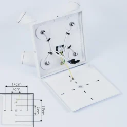 hofstein Plafonnier Hakamken Blanc, 4 lumières