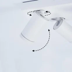 hofstein Plafonnier Hakamken Blanc, 4 lumières