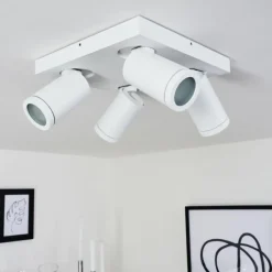 hofstein Plafonnier Hakamken Blanc, 4 lumières