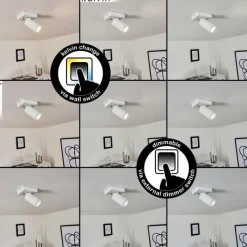 hofstein Plafonnier Hakamken Blanc, 1 lumière