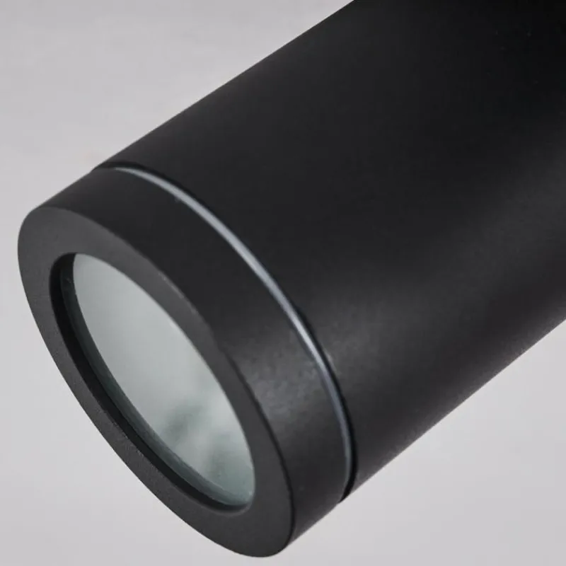 hofstein Plafonnier Hakamken LED Noir, 4 lumières