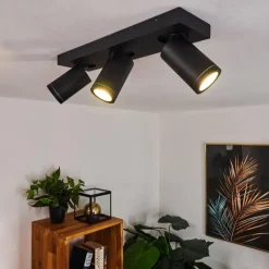 hofstein Plafonnier Hakamken Noir, 3 lumières