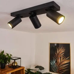 hofstein Plafonnier Hakamken Noir, 3 lumières